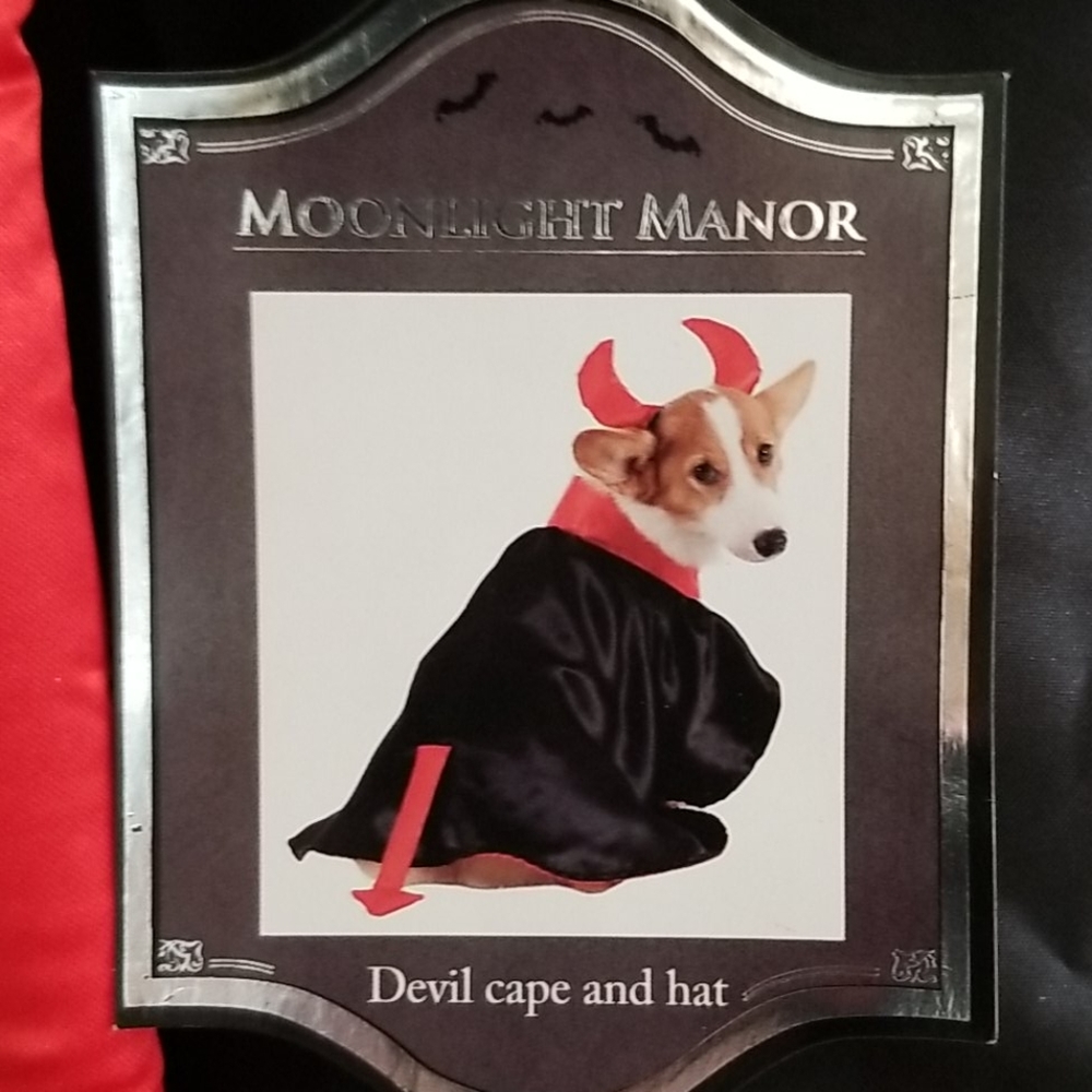 DOG COSTUME Devil size Lg *NEW*